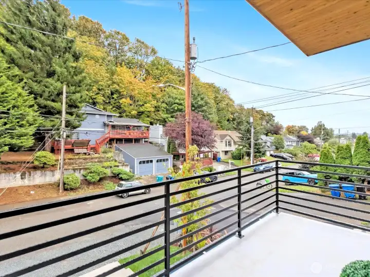 balcony of the living