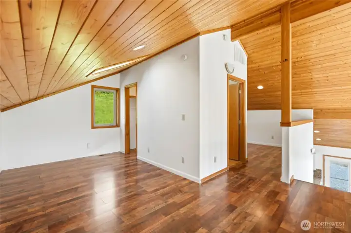 Flexible upper spaces adapt to your lifestyle needs.  Easily functions as additional bedrooms or creative spaces.
