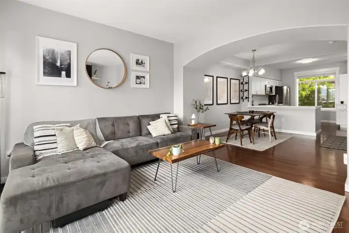 Spacious & light filled living room.