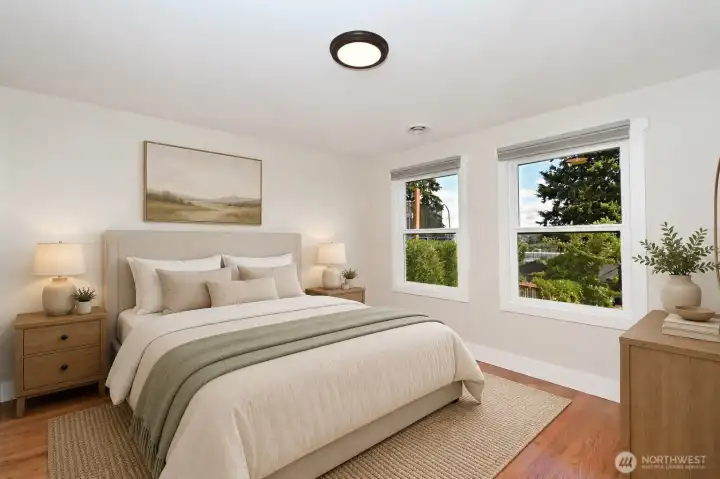Main Floor Bedroom 1 - Virtually Staged Main Floor Bedroom 1 - Virtually Staged