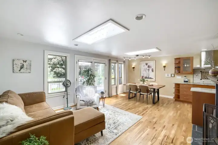 Living and dining room