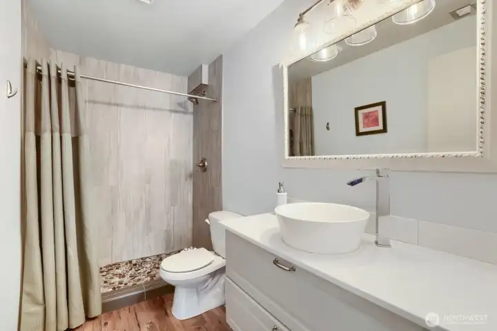 Bathroom lower level