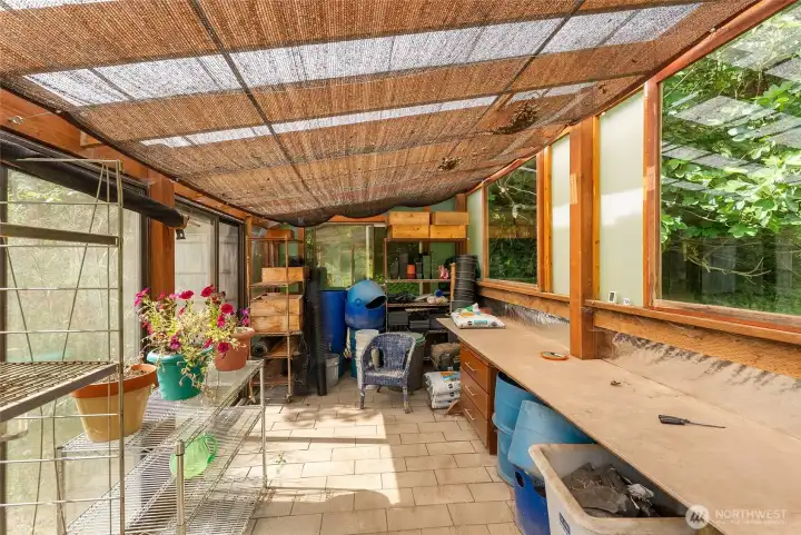 And a very functional greenhouse And a very functional greenhouse