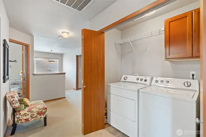 Laundry right where you need it. Laundry right where you need it.