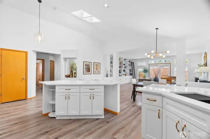 Hard surface floors throughout Hard surface floors throughout