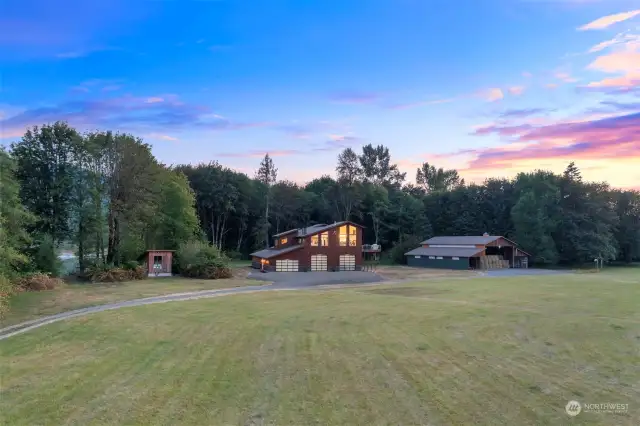 Lots of space to create an event venue, equestrian center or private oasis.