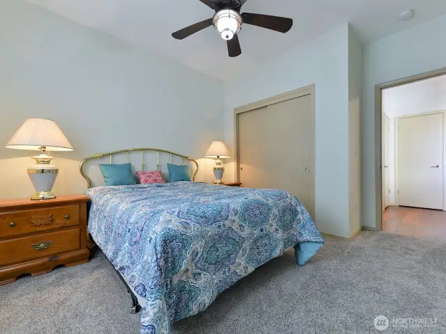 Front bedroom has fan/ light with remote.