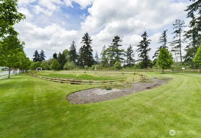 Trails and community area for relaxing