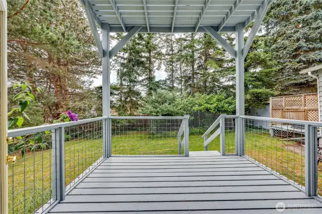 Sunroom deck