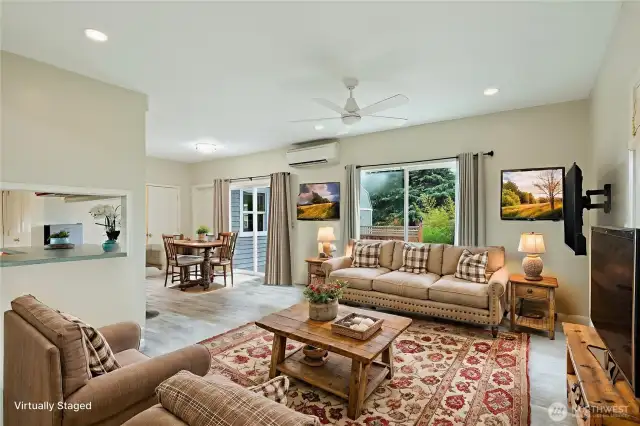 Living Room-Photo is Virtually Staged