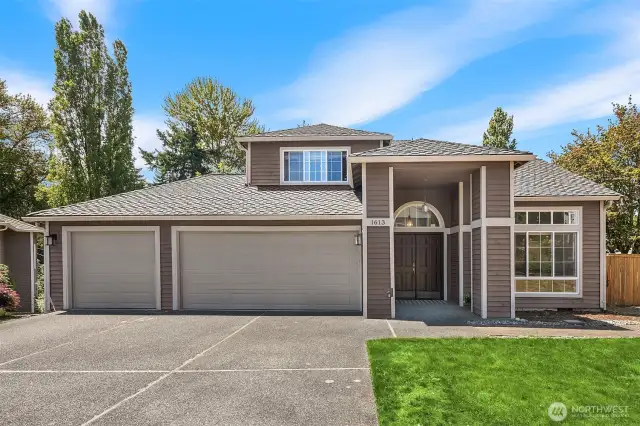 Lovely home on a cul-de-sac with 3 car garage and ample driveway parking