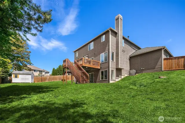 View of the back of the house