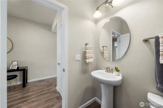 1/2 bath for guest.