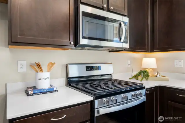 All appliances stay.