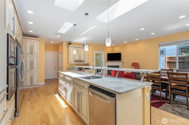 Gourmet kitchen
