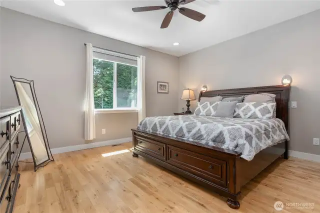 Primary bedroom on the main level