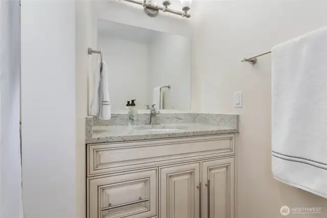 3/4 bath off first upstairs bedroom