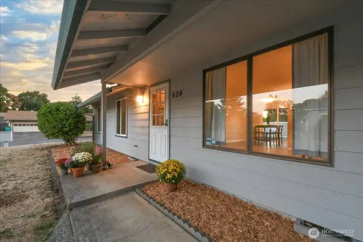 Front Door, Covered Entry