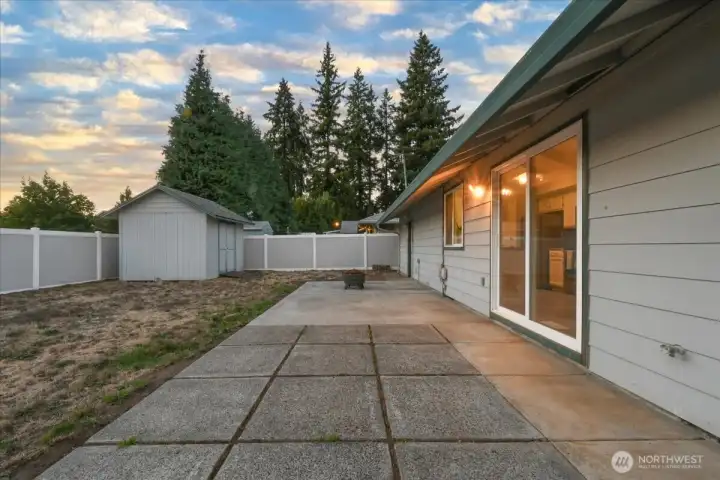 Backyard w/ Patio
