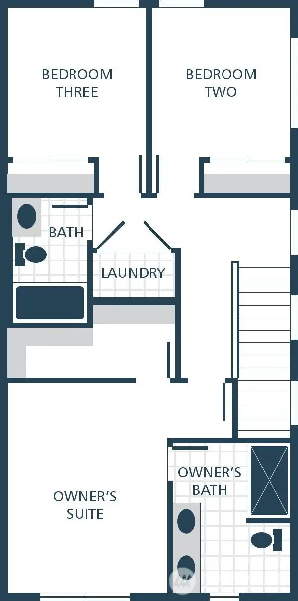 Image is a rendering   Photographs are for illustrative purposes only. Features, finishes, interior/exterior colors, landscaping and floorplan shown may vary from actual homes built.