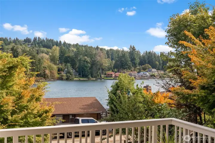 View from deck