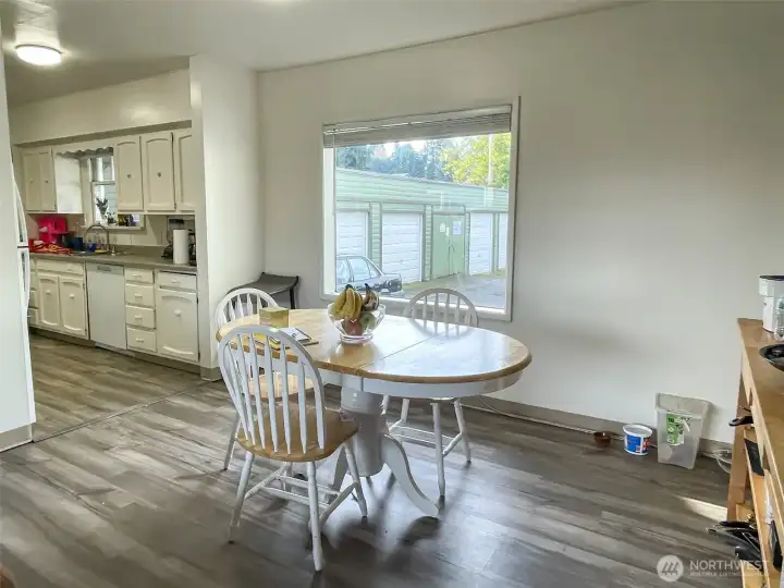 Single family with separate dining room.