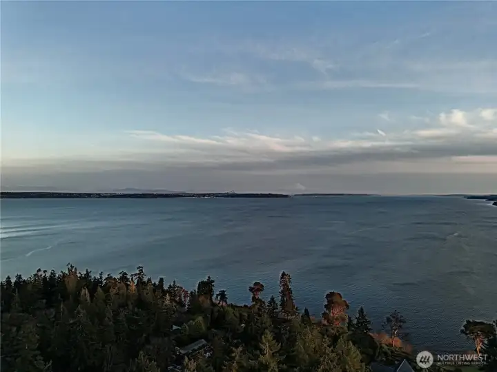 A stones throw from Puget Sound with peek a boo views across the waterfront lots across the street.