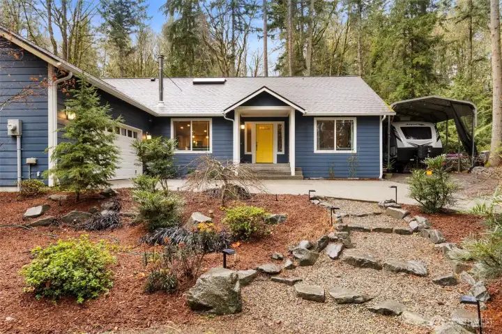 Parts of your acreage is parked out for enjoying nature.