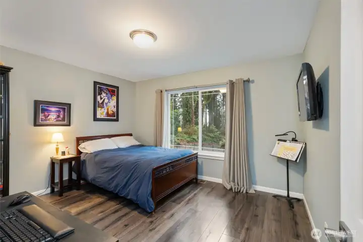 Bedroom #3 also spacious, again, no carpet anywhere!