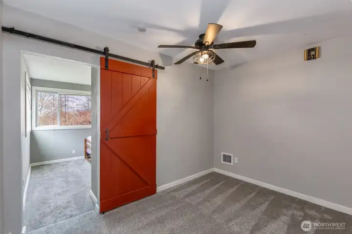 Bonus study/office area on the lower level