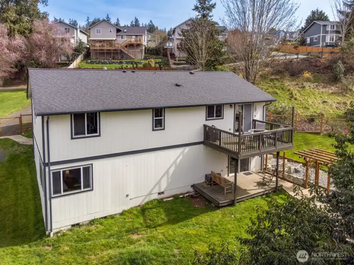 View of back of the house