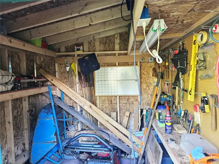 Storage to the left.