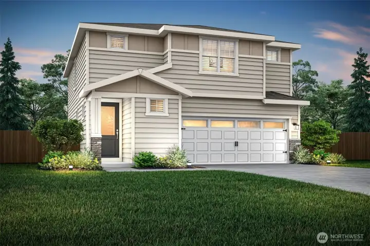 Example of the Hawthorn floorplan to be located at 6264 NW Bruggman Loop