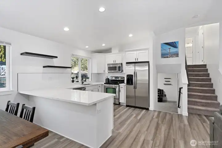 Kitchen and dining room
