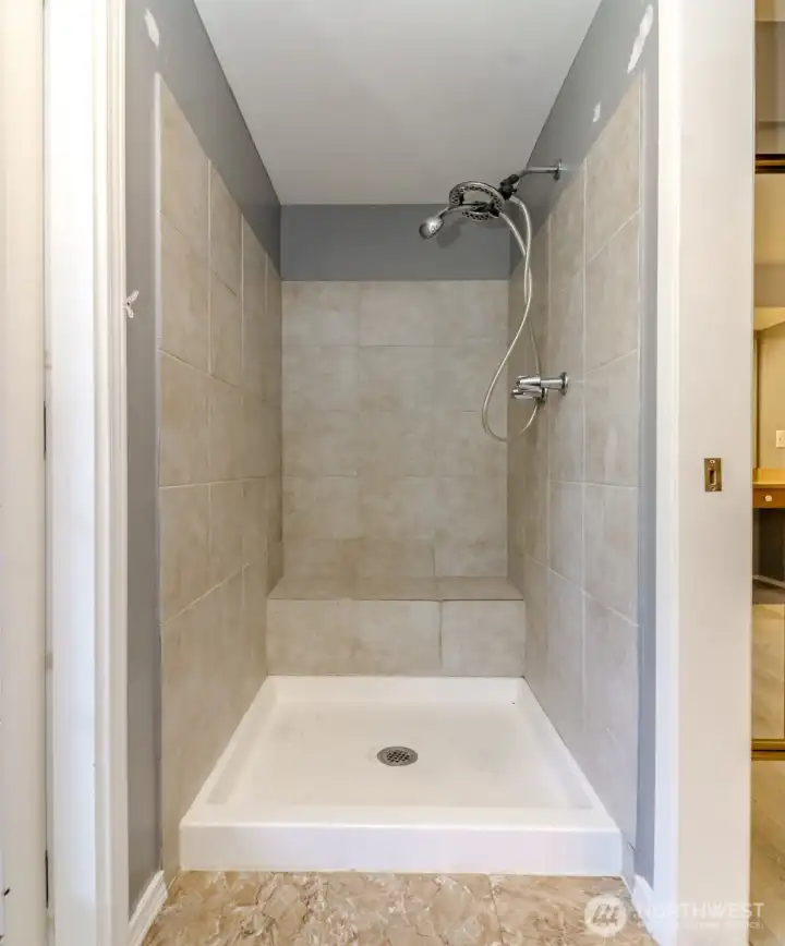 Shower in Primary bathroom. Shower in Primary bathroom.