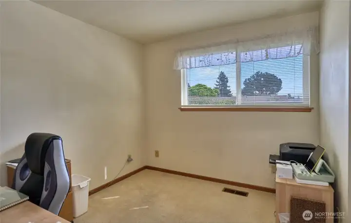 4th Bedroom currently being used as an office.