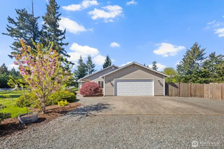 Finished 2 car garage!