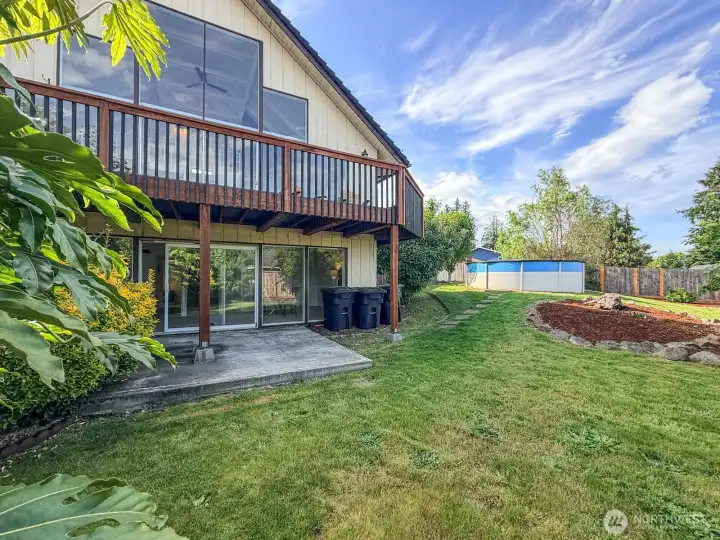 View of back porch