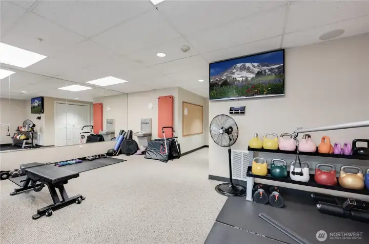 Another photo of the exercise room. Another photo of the exercise room.