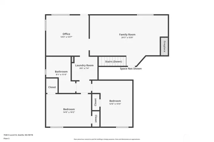 Lower Level Floor Plan