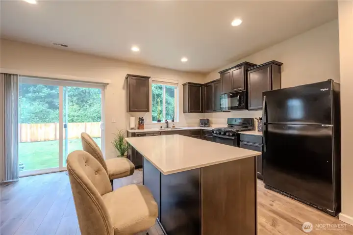 Kitchen with massive walk-in-pantry Kitchen with massive walk-in-pantry