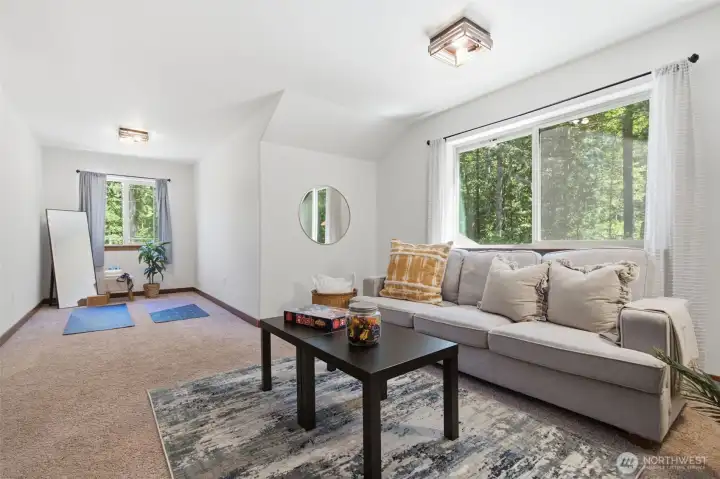 Use as a media room, bedroom, or second living area