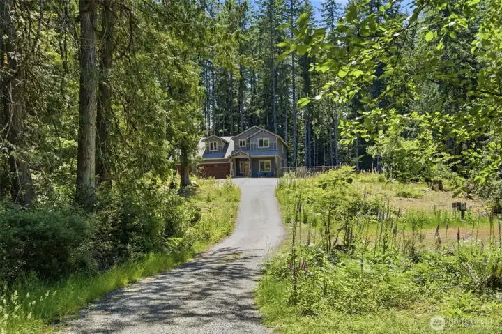 Your own private oasis, surrounded by lush greenery and wild flowers