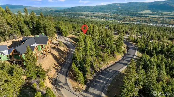 The lot before building began. The lot before building began.