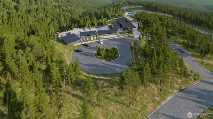 The nearly completed Skyline Ridge Lodge/Pool The nearly completed Skyline Ridge Lodge/Pool