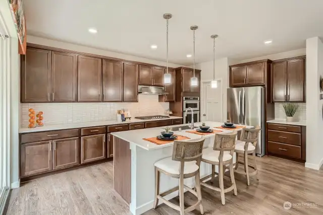 Photos are from the Garrett model home on Lot 83. Finishes, upgrades, and features will vary