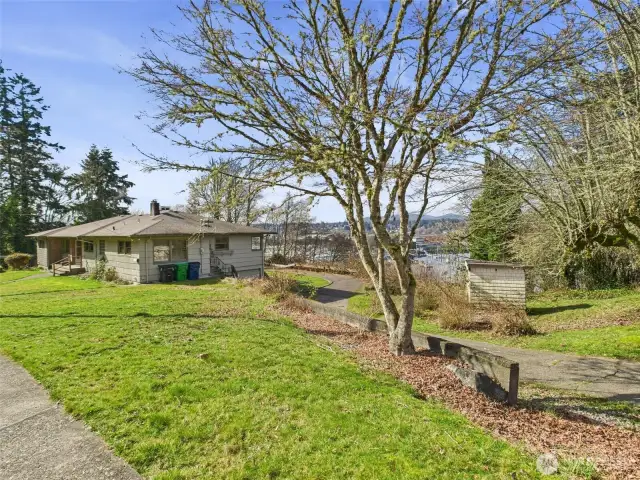 SIDE VIEW - From Arbutus Street