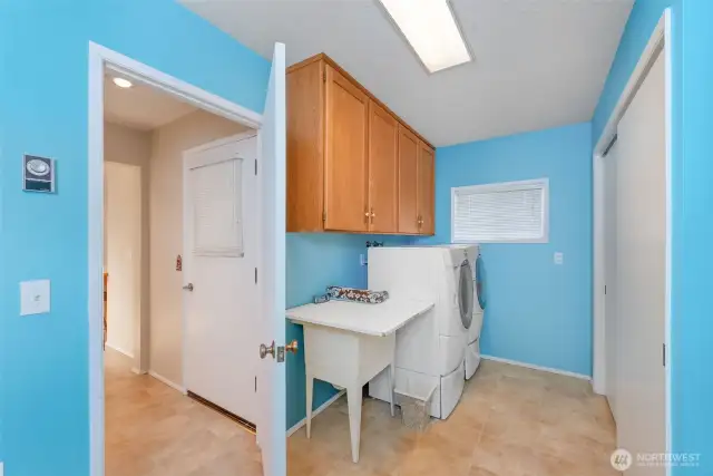 Laundry room on main floor
