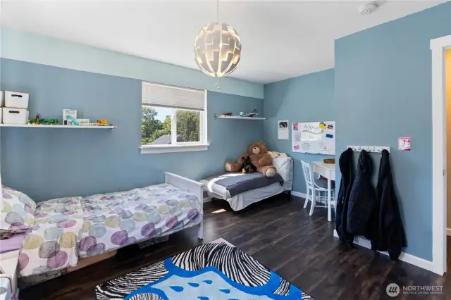 Bedroom #4 oversized with a walk in closet