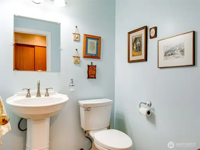 Main floor guest bathroom.